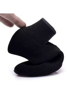 5公分黑色高跟舞鞋,為女性拉丁舞廳薩莎跳舞設計的舒適軟底跑鞋 - 黑色 - 查看 2