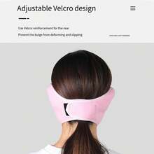 1pc Motorcycle/bicycle Warm & Windproof Sport Face Mask Shielding Your Face And Forehead - Red - View 7