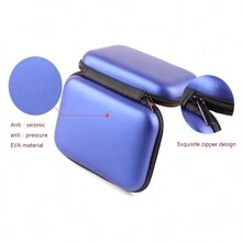 1piece SSD Case 2.5 Inch External USB Hard Drive Disk HDD Carry Package Cover Storage Bag Practical Mobile Disk Box Mobile Power Pack Earphone Storage Bag Hard Disk Box Zipper Pouch