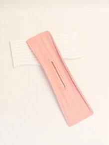 1 件女士发髻制作器扭发夹，适用于发髻，粉色配饰情人节