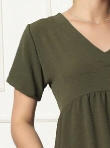 Women Dresses - 軍綠色 - 查看 5