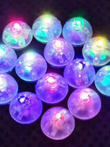 1 件 Led 發光小圓球有七種顏色,適用於氣球、蛋糕和工藝品項目的 Diy 裝飾 - 彩色 - 查看 1