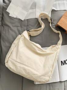 1 件大容量简约手提包带肩带男士包，适合日常、工作、学校、骑自行车，帆布制成，休闲设计礼物秋季圣诞节尖叫男士手提包大包学校笔记本电脑感恩节旅行冬季钱包假日收纳包电脑沙滩包健身包男士礼物徒步旅行学生多功能户外便携时尚休闲爸爸礼物男友礼物手拿包度假趣味礼物胸包侧包挎包皮包流浪包臀包 - 米色 - 查看 7