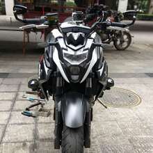 2 Pz Espejos Moto Deportivos Street Cafe Racer Motocicleta - Negro - Ver 6