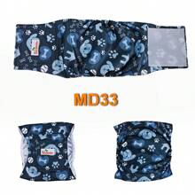 3 Packs Male Dog Reusable Diapers - Leak Proof Belly Band, Washable Male Dog Wrap Diaper For Puppy Training And Incontinence - Pet Care Diaper For Male Dogs - New Design Dog Diaper With Built-In Insert, & Money Saving - Multicolor - View 9