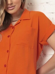 Women Two-piece Outfits - 橘色 - 查看 5