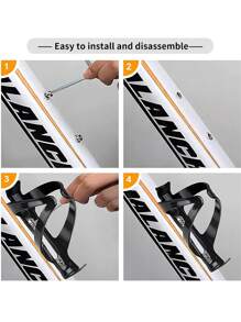 Portabotellas De Agua Para Bicicleta De Montaña, Bicicleta De Carretera, Con Material Plástico De Alta Elasticidad, 1 Ud.