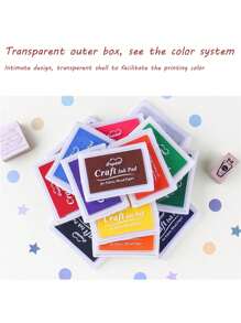 Con dấu, miếng in và miếng mực - Màu xanh Bạc hà - Xem 7