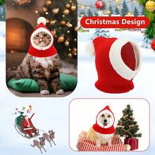 Thú cưng Ông già noel Mũ Vui Dệt kim Thú cưng Mũ lưỡi trai Giáng sinh Thú cưng Trang phục Đan bằng móc Lưới tóc Mùa Đông Ấm áp Mũ thú cưng Đan bằng móc Lưới tóc Mùa Đông Ấm áp Mũ thú cưng Giáng Sinh
 Mèo Mũ Với khăn quàng cổ Đối với Cún con Mèo con Chó nhỏ - Đỏ - Xem 6