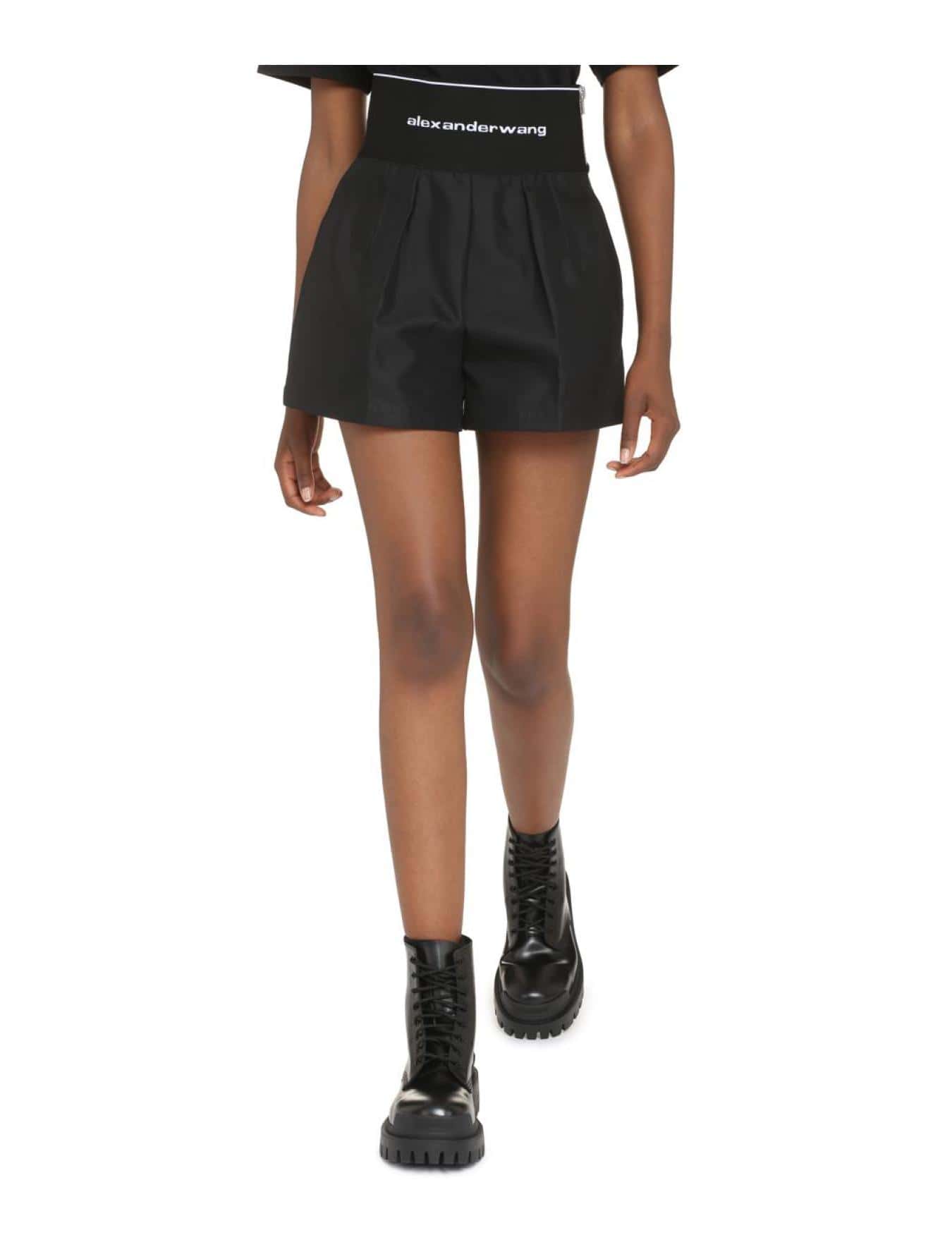 ショートパンツ ALEXANDER WANG Women Straight Pants 1WC1224450001 BLACK Alexander Wang Women's Casual Pants BLACK 1WC1224450001-2