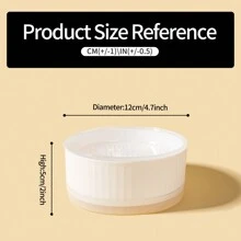 1pc Round Pp Cat Grass Hydroponic Planter Suitable For Indoor Hydroponic Cat Grass (without Seeds)