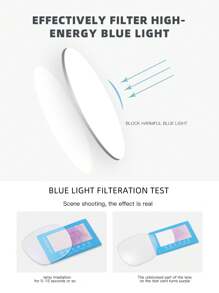 1pc Women's Rose Gold Geometric Frame Non-prescription Glasses, Fashionable And Simple For Everyday Wear - Gold - View 4