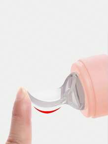 4pcs Baby Squeeze Silicone Food Pouches, Multi-Use Fruit Vegetable Puree Milk Bottles, With 3 Sizes Of Stretch Mesh Bags - Small, Medium, Large - Pink - View 5