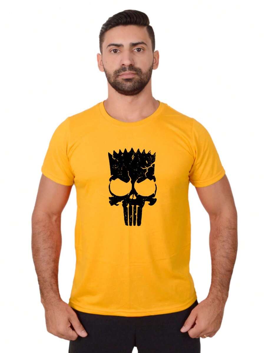 Men T-Shirts - Màu vàng - Xem 1