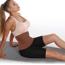 12.5cm Wide Waist Trainer - Brown - View 4