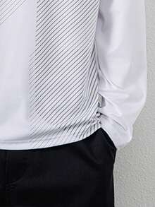 Men Outdoor Sports Leisure Fashionable Single Product Sports Tee - White - View 5