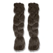 Synthetic Extensions - Chocolate Brown - View 3
