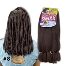 Synthetic Extensions - Chocolate Brown - View 2