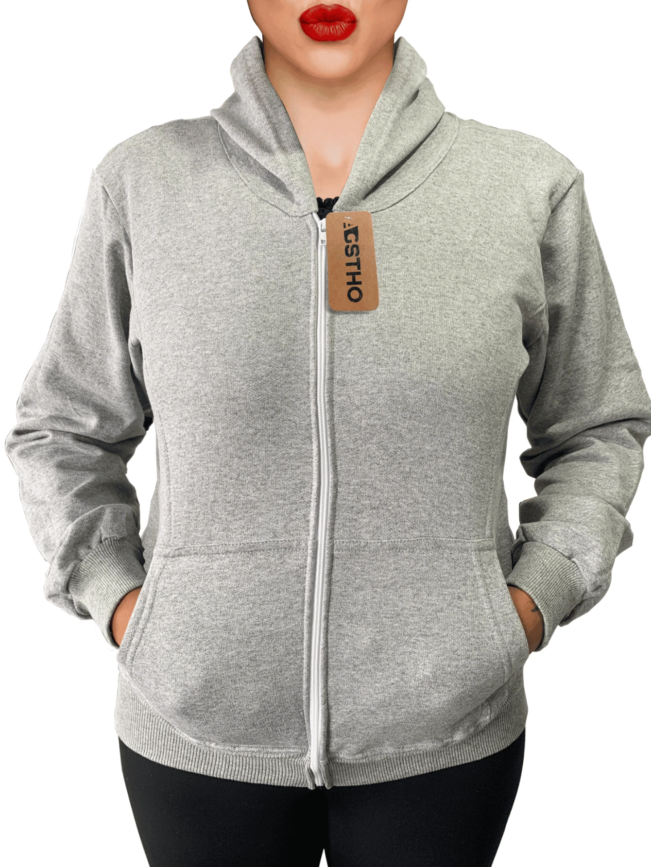 Blusa moletom feminino unissex moleton com feupa aberta de ziper casaco