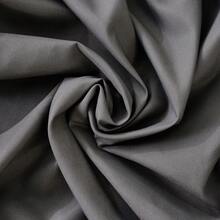 4pcs Phong cách Đơn giản Mềm mại & Thoáng khí Màu thuần Bộ chăn ga gối , Bao gồm 1 Miếng Trang tính , 1 Miếng Váy ngủ , 2 Miếng Vỏ gối , Thích hợp Đối với Tất cả các mùa - Màu xám đen - Xem 5