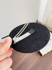 1pc Children's Colorful Glitter Wizard Hat Hair Clip Halloween Funny Accessory - Purple - View 5