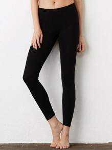 Women Sports Leggings - 黑色 - 查看 1