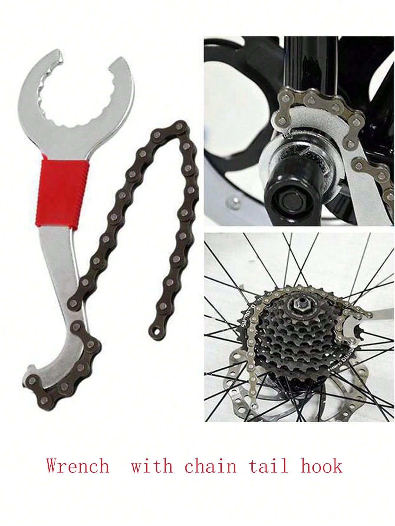 Bicycle Repair Toolkit With Central Axis Disassembly, Sprocket Removal