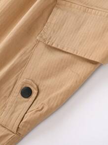 Annil Pantalones sueltos de color caqui para niños, suaves y cómodos con para la primavera y el otoño