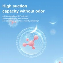 LIANGZHIGOUXIONG 1 Pack 10pcs Panda Printed Disposable Adult Diapers Unisex With Hook-And-Loop Closure, Suitable For Elderly Incontinence - Pink - View 7