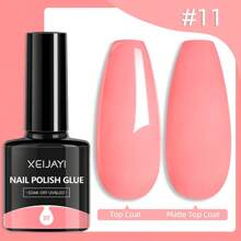 XEIJAYI 1 Color Spring Bright Macaroon Candy Nail Polish Gel Easter Limited Edition Nail Gel For Women - DIY Home Salon Nail Art - 西瓜粉 - 查看 1