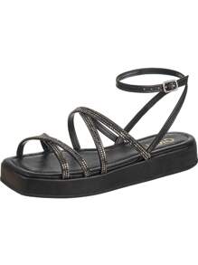 GiGiL Women Flat Sandals - Black - View 2