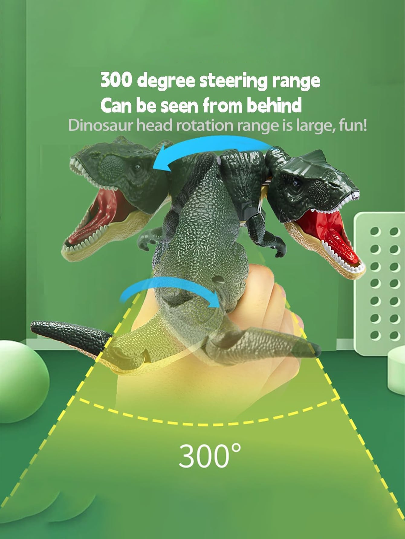 Creative Dinosaur Toy Gun, Simulation Dinosaur Press & Swing