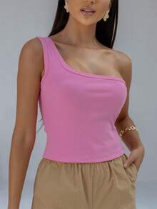 Women Tank Tops & Camis - Baby Pink - View 3