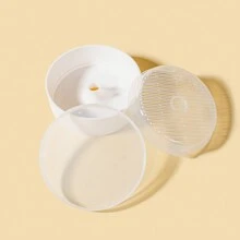 1pc Round Pp Cat Grass Hydroponic Planter Suitable For Indoor Hydroponic Cat Grass (without Seeds)