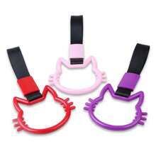 1入紅色貓形安全警示手柄,適用於所有汽車 - 紅色 - 查看 1