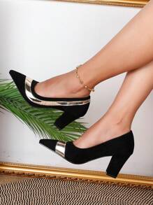 High Heel Velvet Shoes For Women
