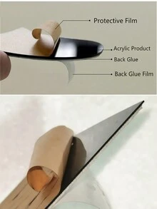 Wall Stickers Photo Frame Tree 3D Acrylic Wall Decals For Sofa TV Background Wall Home Decor DIY Family Photo Frame Wall Stickers 5 Sizes - Silver - View 3