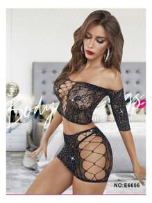 body stocking - Negro - Ver 3