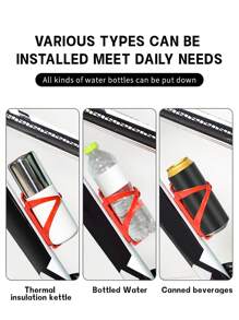 Portabotellas De Agua Para Bicicleta De Montaña, Bicicleta De Carretera, Con Material Plástico De Alta Elasticidad, 1 Ud.
