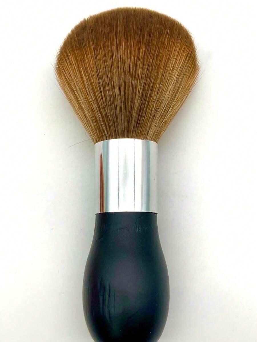 BLEDO DE BARBERIA PARA LIMPIEZA ESTETICA SACUDIDOR DE CABELLO DE CERDAS LARGAS - Negro - Ver 1