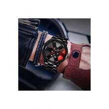 Reloj Original Moda Disco Llanta Rin Calipers Metal Rays Ap - Verde - Ver 6