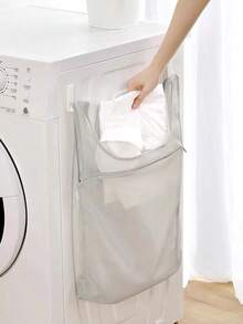 WHICHLIFE 1 件多功能洗衣袋、髒衣籃、晾衣籃和衣物收納袋 - 灰色 - 查看 4