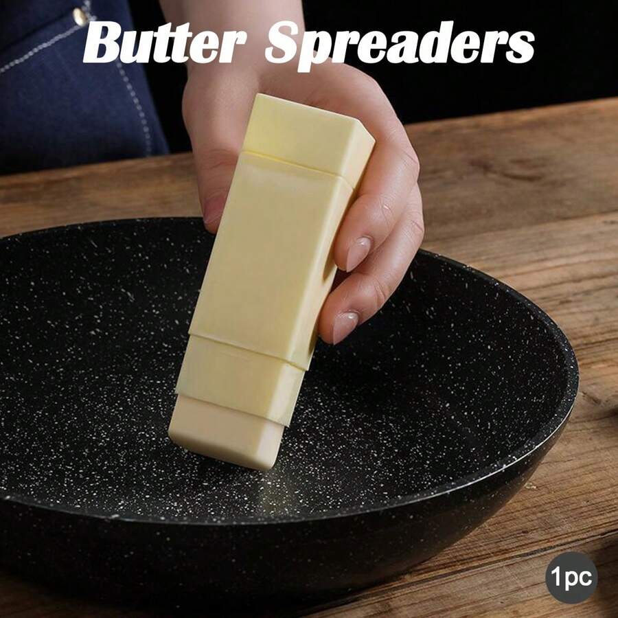 Yellow Butter Spreader Stick, Standing Retractable Butter Spreader