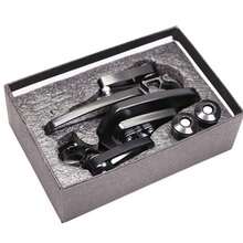 2 Pz Espejos Moto Deportivos Street Cafe Racer Motocicleta - Negro - Ver 3