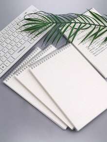 1 Cuaderno De Escritura De Hojas Sueltas B5 Con 80 Hojas - Blanco - Ver 8
