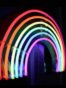 Manguera Tira Neon Led Flexible Luz Calida Con Eliminador - Naranja - Ver 4