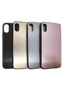 Funda Para Movil Para iPhone 6/7/8 Mas Mica Hidrogel Uso Rudo Aluminio Bumper Case - Plateado - Ver 2