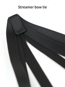 1入組女士簡約時尚蝴蝶結，適用於日常穿搭、外出、派對裝飾