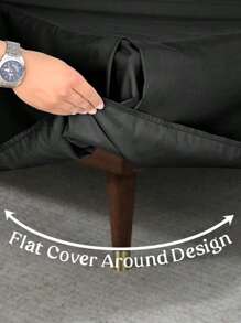 1Pc Mattress Protector - Lux Decor Bamboo Waterproof Noiseless Soft Cooling Comfortable Breathable Cover With Deep Pocket Up To 16 Inches – Gentle Fit, Easy Care – Back To School, Graduation Gifts, Home Decor-Summer Turn Up, SUmmer Pick1Pc Lux Decor Terry Cloth Waterproof Mattress Protector – Hypoallergenic Noiseless Bed Cover With Breathable Fabric – Protects Against Spills, Stains & Allergens – Fits Upto 16 Inches Deep Pocket – Back To School, Graduation Gifts, Home Decor, Spring Cleaning Essential, Valentine's Day Home Refresh, Allergy Protection, Spill Guard, Bed Bug Barrier, Easy Fit Design, Machine Washable, Durable Cover, Long-Lasting Protection, Kid-Friendly, Pet-Friendly Bedding, Daily Comfort, Home Basic, Family Use - 黑色 - 查看 7