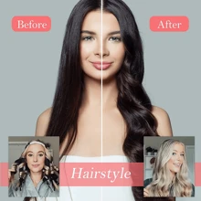 1入組黑色鬆軟髮捲器，無熱捲曲棒頭帶鬆軟絲帶睡眠造型捲曲鬆軟波浪形 - 黑色 - 查看 6